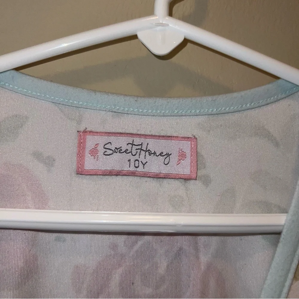 Sweethoney Floral Long Sleeve Nightgown with Ruffle Hem and Bloomers